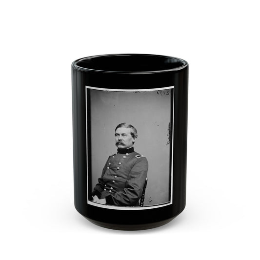 Brig. Gen. John Buford (U.S. Civil War) Black Coffee Mug-15oz-The Sticker Space