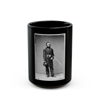 Brig. Gen. John Riggin 001 (U.S. Civil War) Black Coffee Mug-15oz-The Sticker Space