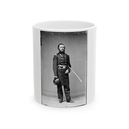 Brig. Gen. John Riggin 001 (U.S. Civil War) White Coffee Mug-11oz-The Sticker Space