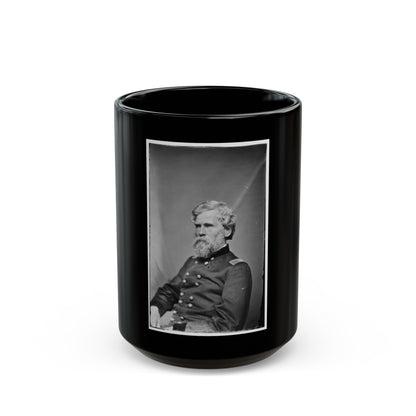 Brig. Gen. Joseph Dana Webster 001 (U.S. Civil War) Black Coffee Mug-15oz-The Sticker Space