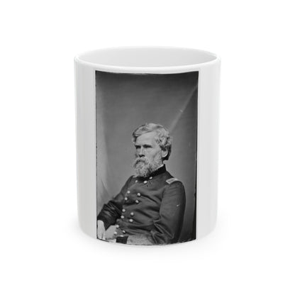 Brig. Gen. Joseph Dana Webster 001 (U.S. Civil War) White Coffee Mug-11oz-The Sticker Space