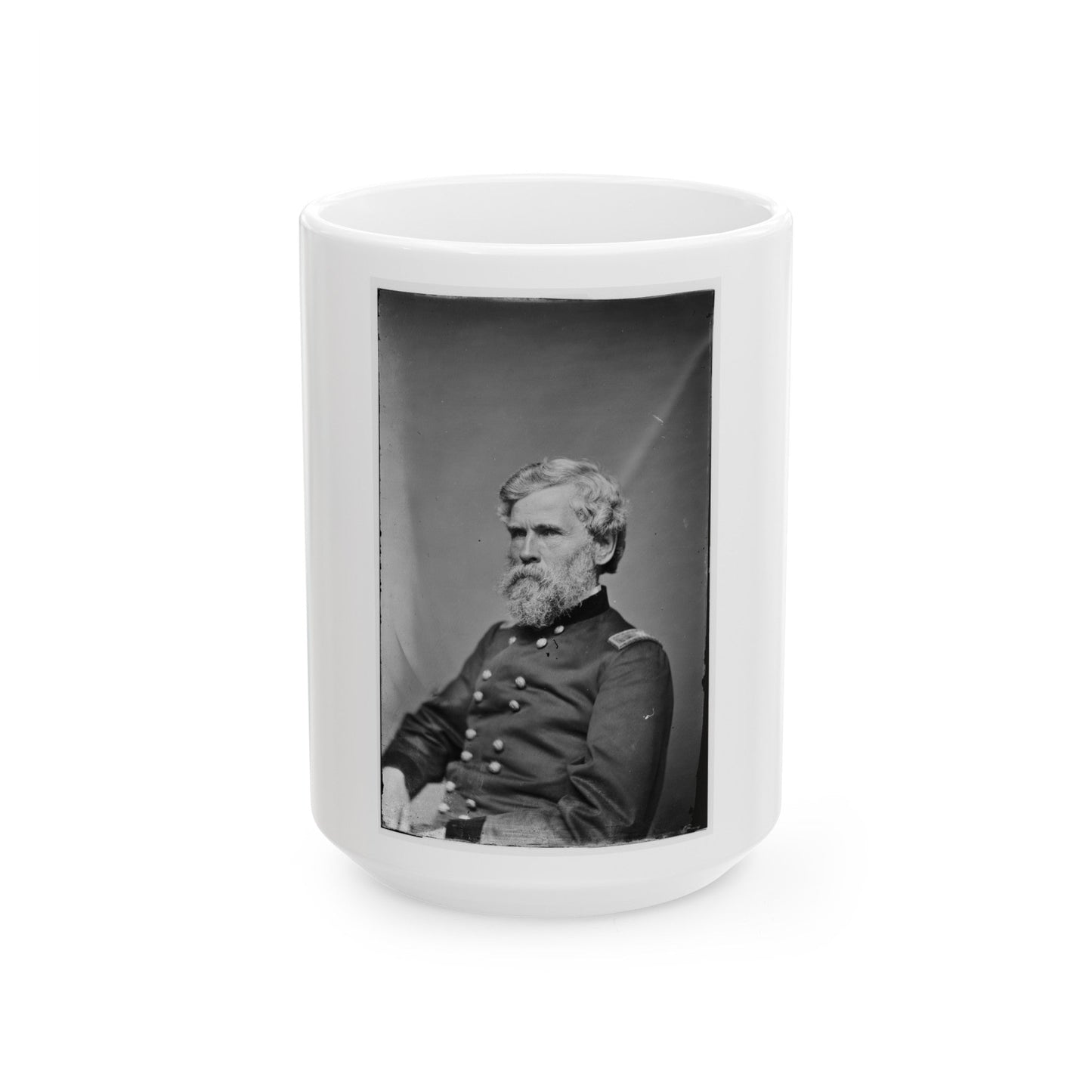 Brig. Gen. Joseph Dana Webster 001 (U.S. Civil War) White Coffee Mug-15oz-The Sticker Space