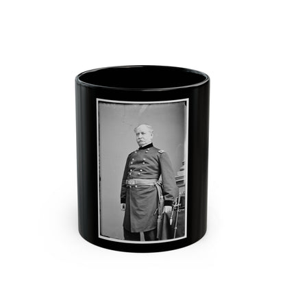 Brig. Gen. Richard S. Satterlee 001 (U.S. Civil War) Black Coffee Mug-11oz-The Sticker Space