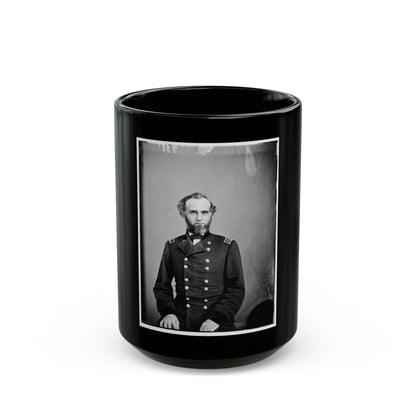 Brig. Gen. Richard W. Johnson (U.S. Civil War) Black Coffee Mug-15oz-The Sticker Space