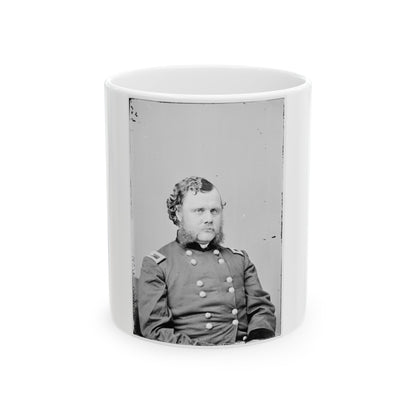 Brig. Gen. Robert O. Tyler (U.S. Civil War) White Coffee Mug-11oz-The Sticker Space