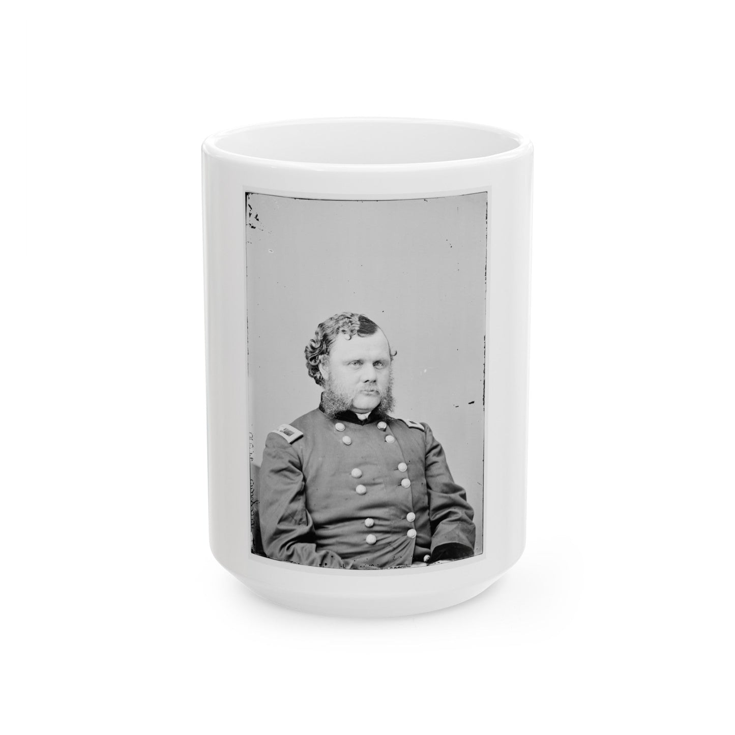 Brig. Gen. Robert O. Tyler (U.S. Civil War) White Coffee Mug-15oz-The Sticker Space