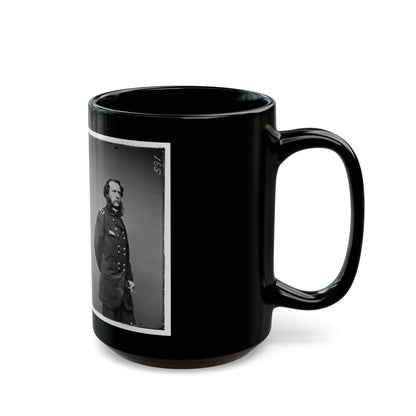 Brig. Gen. Samuel W. Crawford (U.S. Civil War) Black Coffee Mug-The Sticker Space