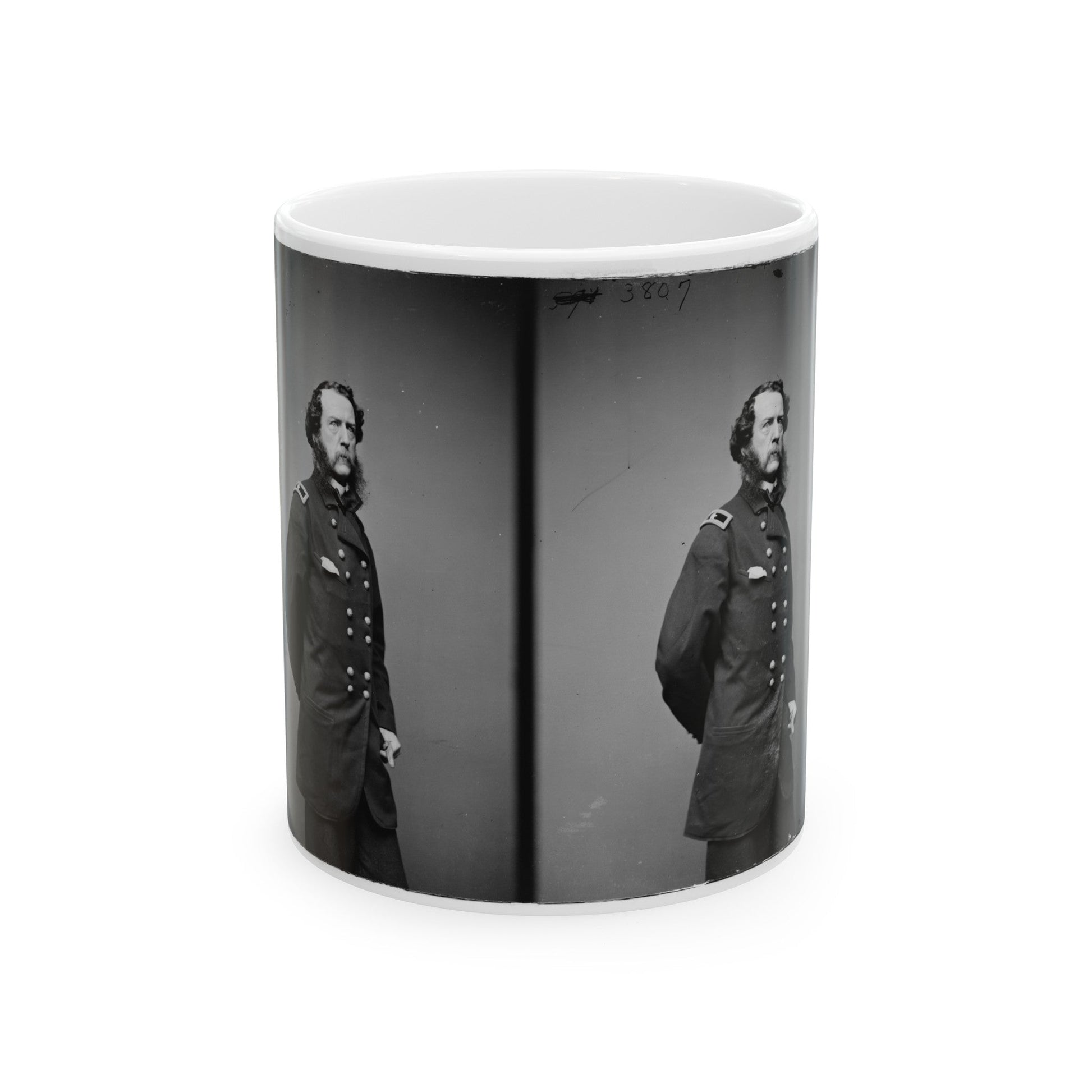 Brig. Gen. Samuel W. Crawford (U.S. Civil War) White Coffee Mug-11oz-The Sticker Space