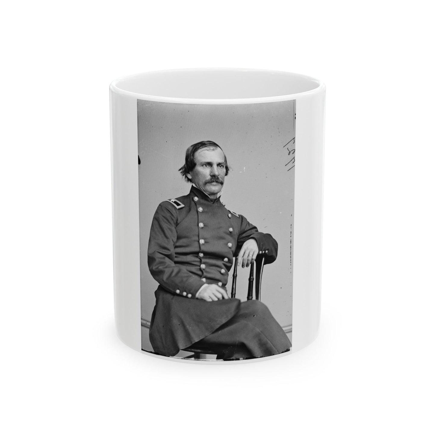 Brig. Gen. Wm Hays 001 (U.S. Civil War) White Coffee Mug-11oz-The Sticker Space