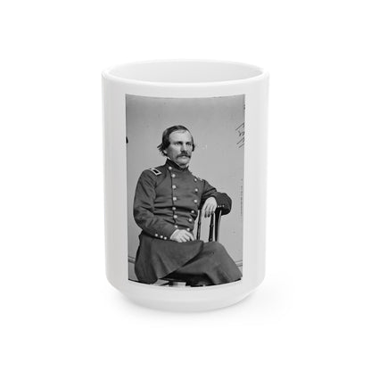 Brig. Gen. Wm Hays 001 (U.S. Civil War) White Coffee Mug-15oz-The Sticker Space