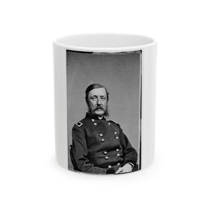 Brig. Gen. Wm. F. Barry (U.S. Civil War) White Coffee Mug-11oz-The Sticker Space