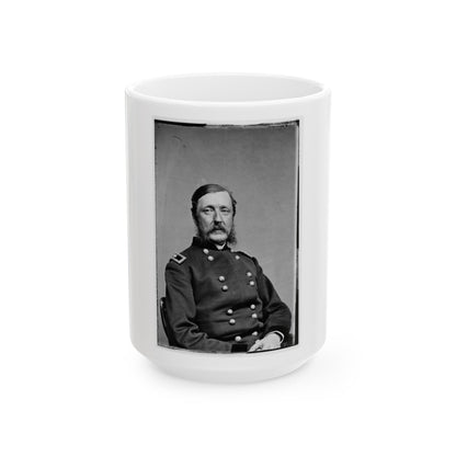 Brig. Gen. Wm. F. Barry (U.S. Civil War) White Coffee Mug-15oz-The Sticker Space