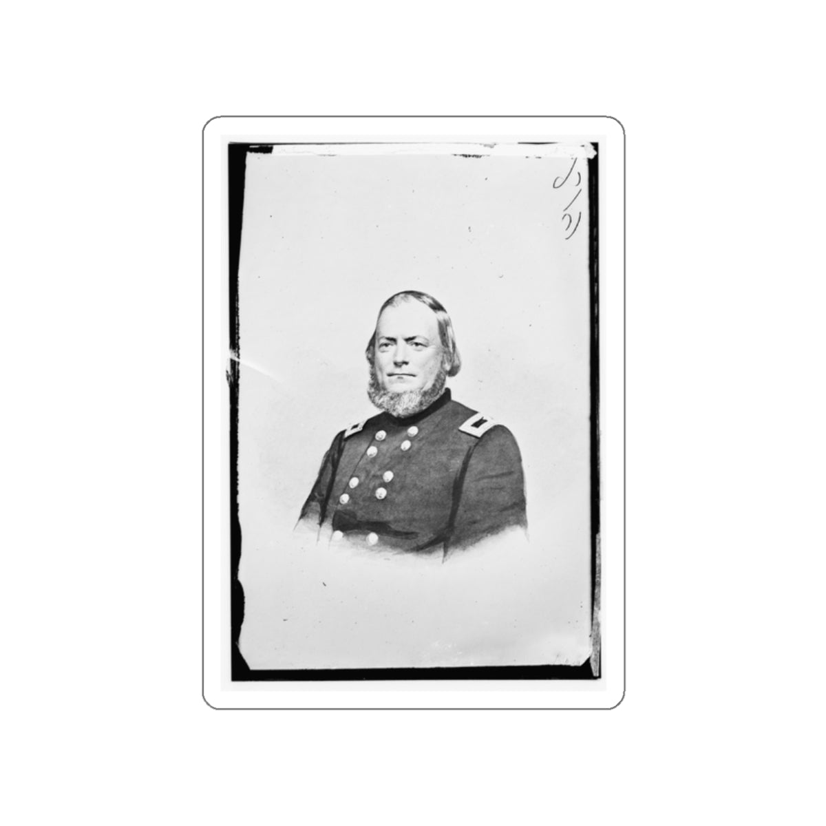 Brig. Gen. Wm. T. Ward 002 (U.S. Civil War) STICKER Vinyl Die-Cut Decal-White-The Sticker Space