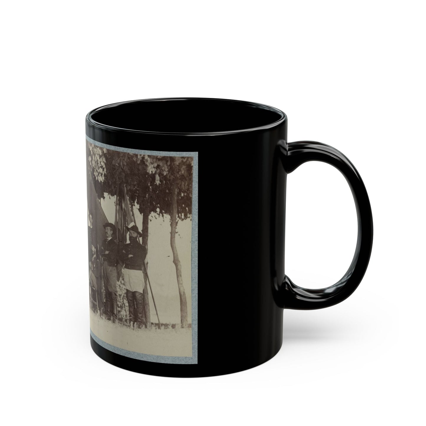 Brig. General J. H. Ledlie And Staff (U.S. Civil War) Black Coffee Mug