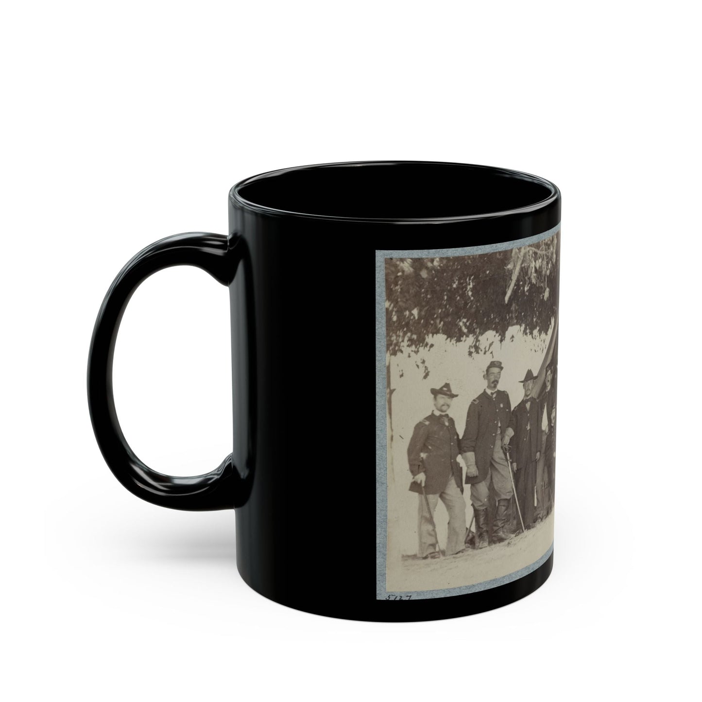 Brig. General J. H. Ledlie And Staff (U.S. Civil War) Black Coffee Mug