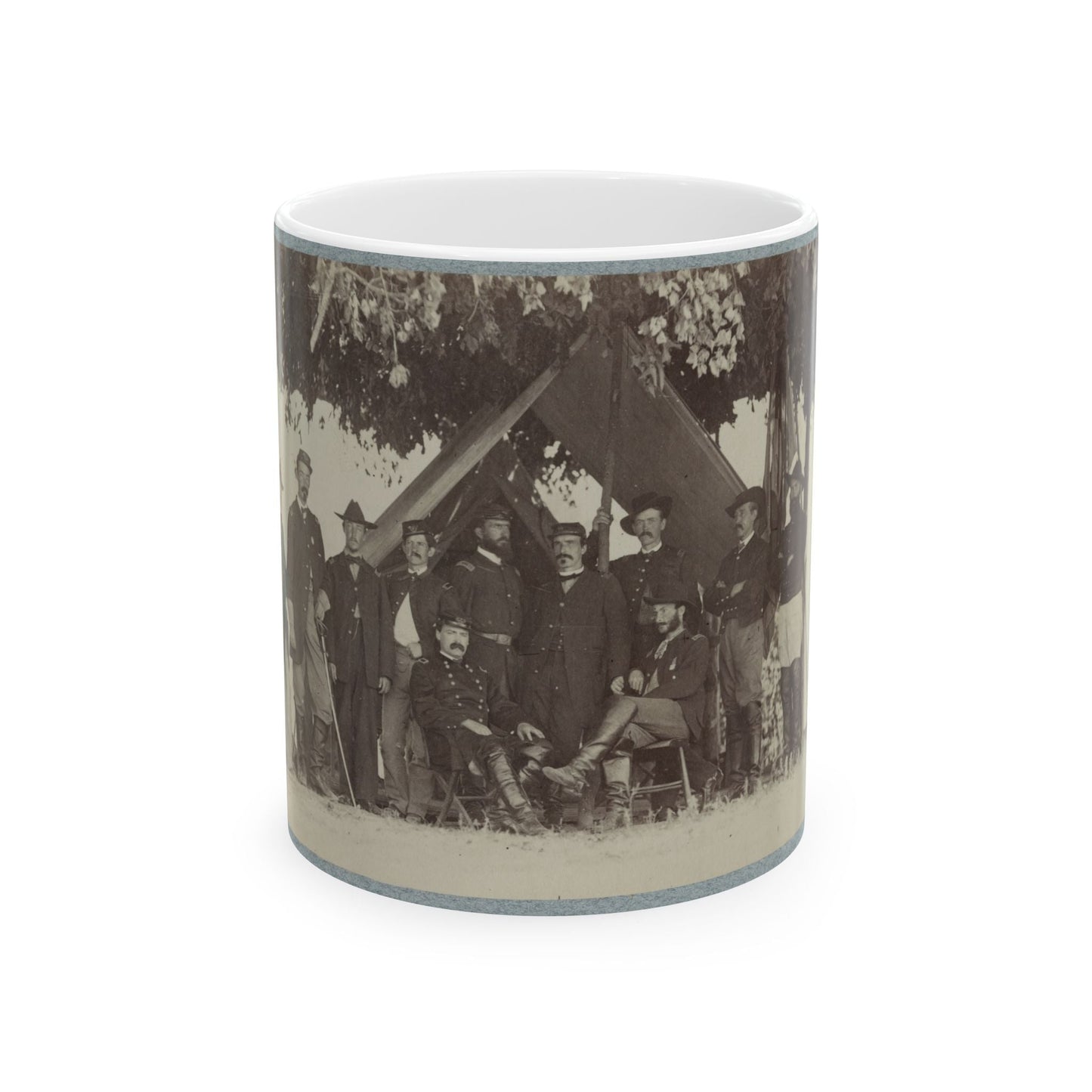 Brig. General J. H. Ledlie And Staff (U.S. Civil War) White Coffee Mug