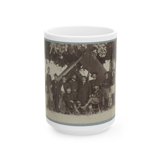 Brig. General J. H. Ledlie And Staff (U.S. Civil War) White Coffee Mug