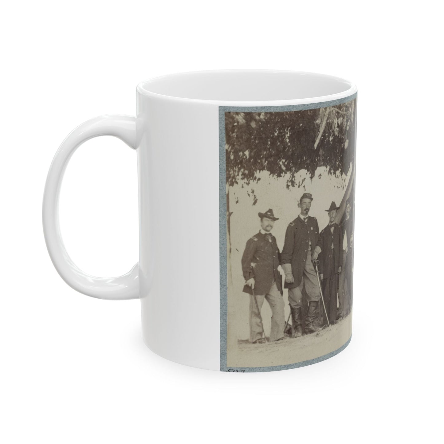 Brig. General J. H. Ledlie And Staff (U.S. Civil War) White Coffee Mug