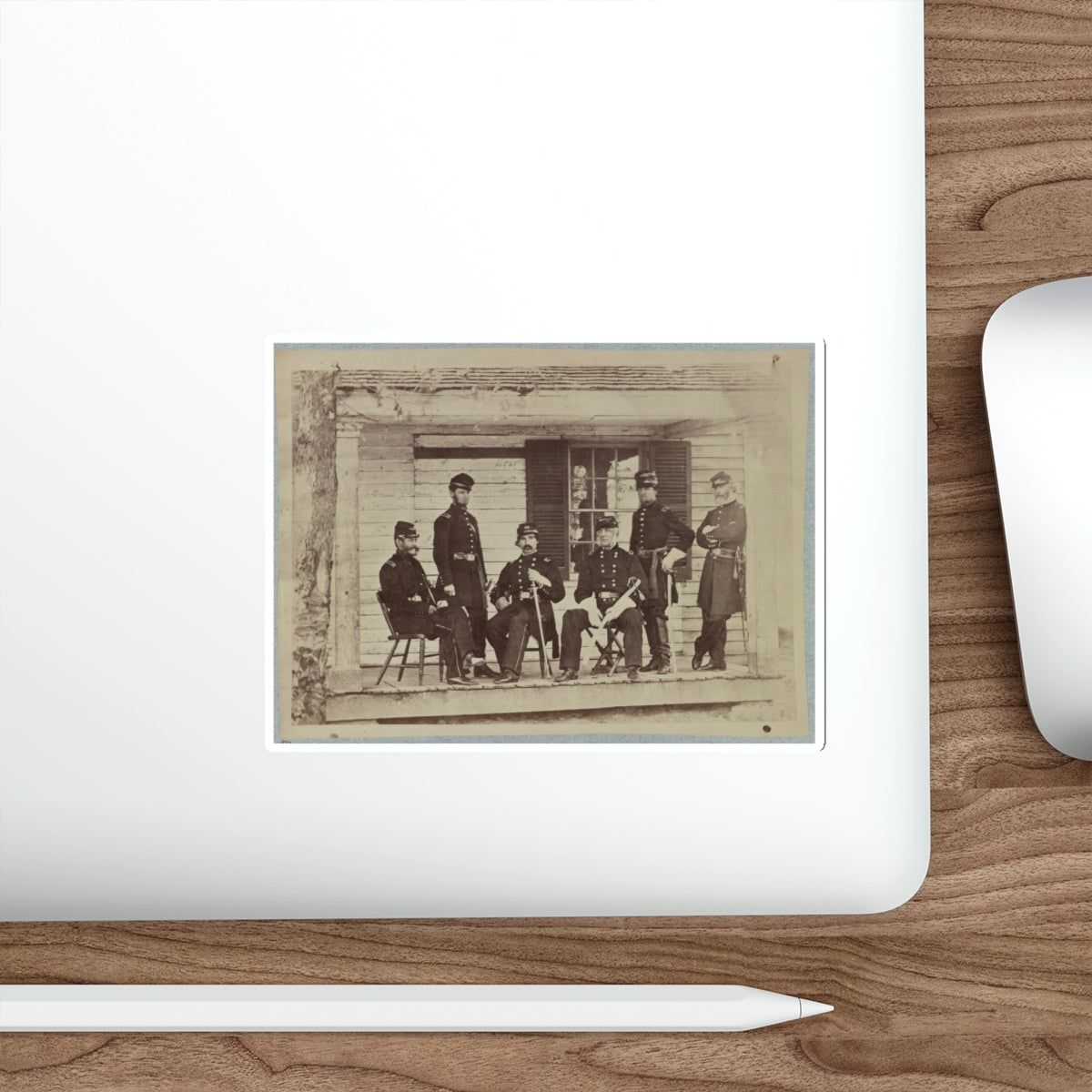 Brig. General J. S. Wadsworth And Staff (U.S. Civil War) STICKER Vinyl Die-Cut Decal-The Sticker Space