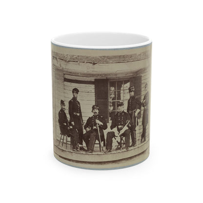 Brig. General J. S. Wadsworth And Staff (U.S. Civil War) White Coffee Mug