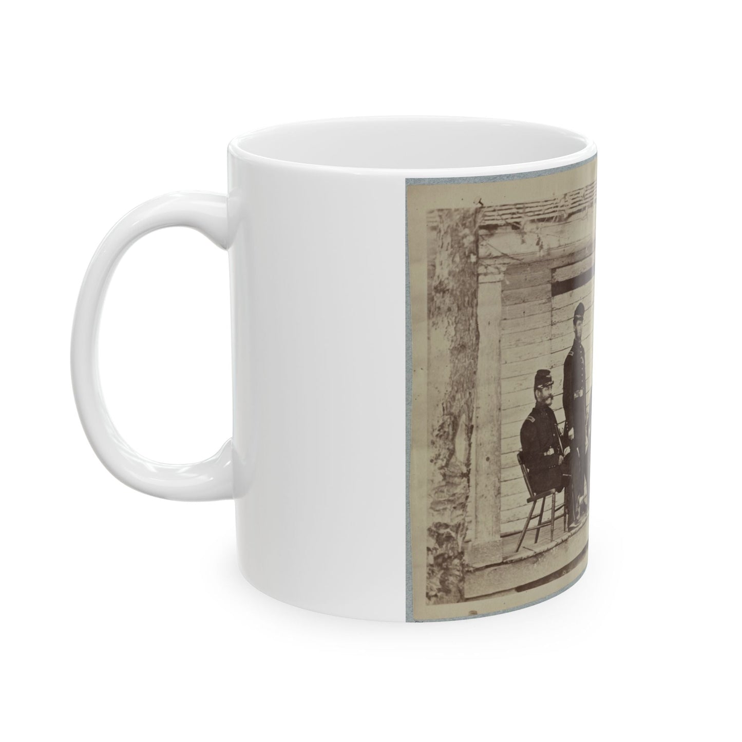 Brig. General J. S. Wadsworth And Staff (U.S. Civil War) White Coffee Mug