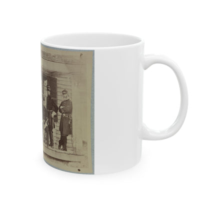 Brig. General J. S. Wadsworth And Staff (U.S. Civil War) White Coffee Mug