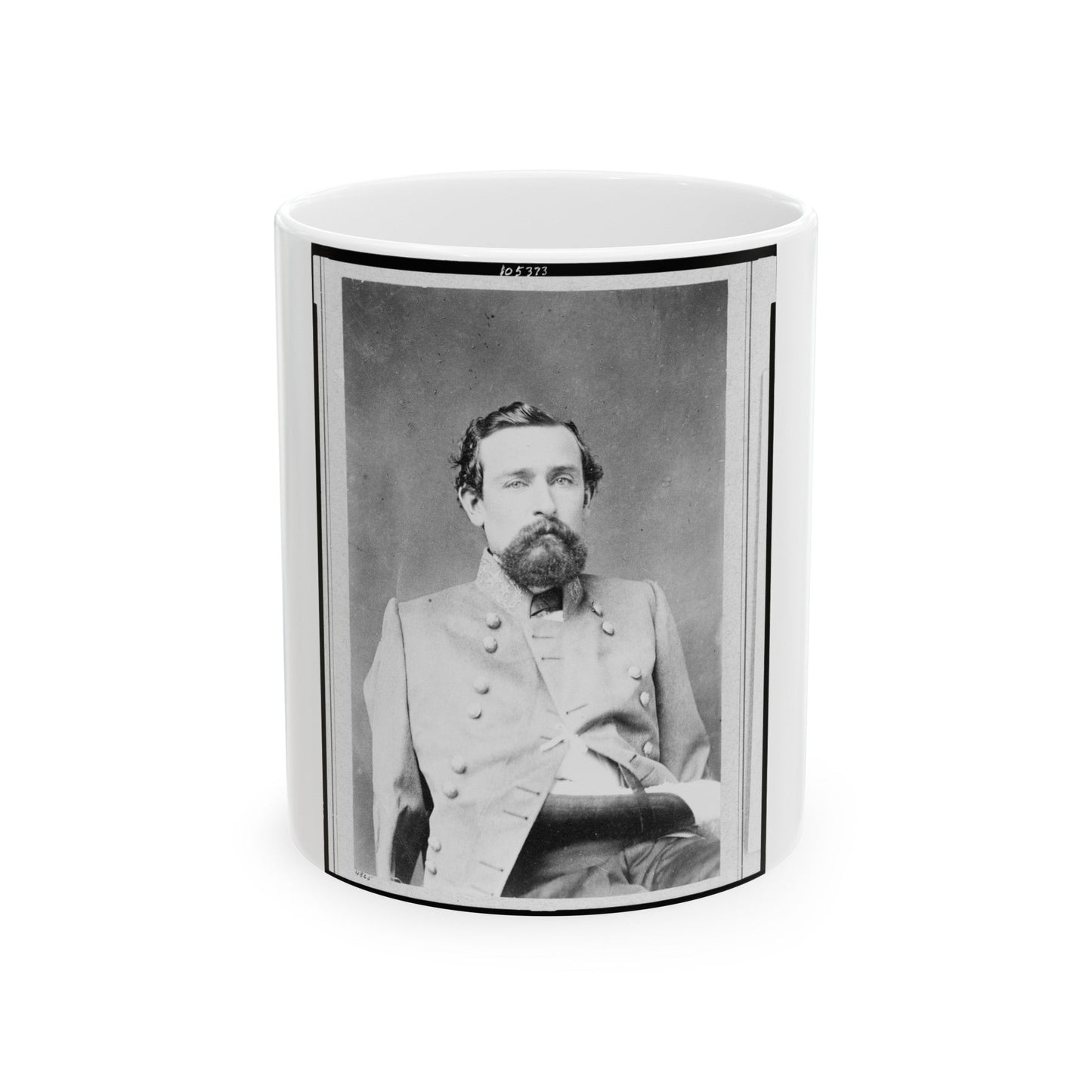 Brig. General Lawrence S. Baker (U.S. Civil War) White Coffee Mug-11oz-The Sticker Space