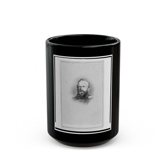 Brigade Commisariat Captain Edward Mueller, Union Officer In The 32nd Indiana Regiment, Bust Portrait, Facing Front (U.S. Civil War) Black Coffee Mug