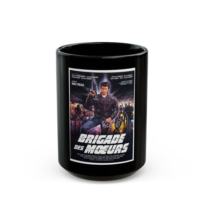 BRIGADE OF DEATH 1985 Movie Poster - Black Coffee Mug-15oz-The Sticker Space