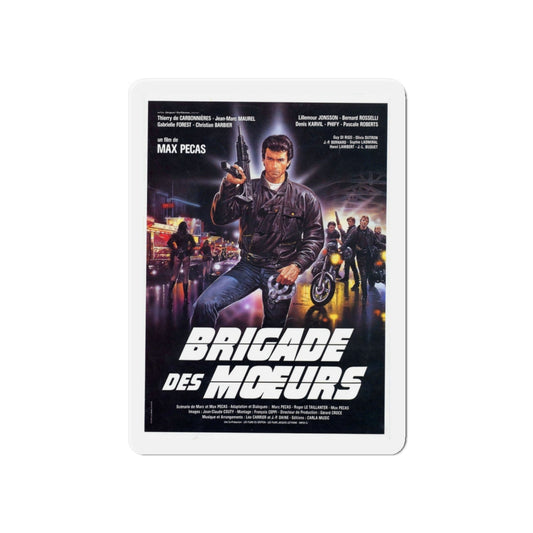 BRIGADE OF DEATH 1985 Movie Poster - Die-Cut Magnet-6 × 6"-The Sticker Space