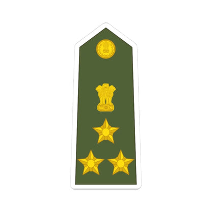 Brigadier of the Indian Army (India) (Military Rank) STICKER Vinyl Kiss-Cut Decal 3 Inch White - The Sticker Space