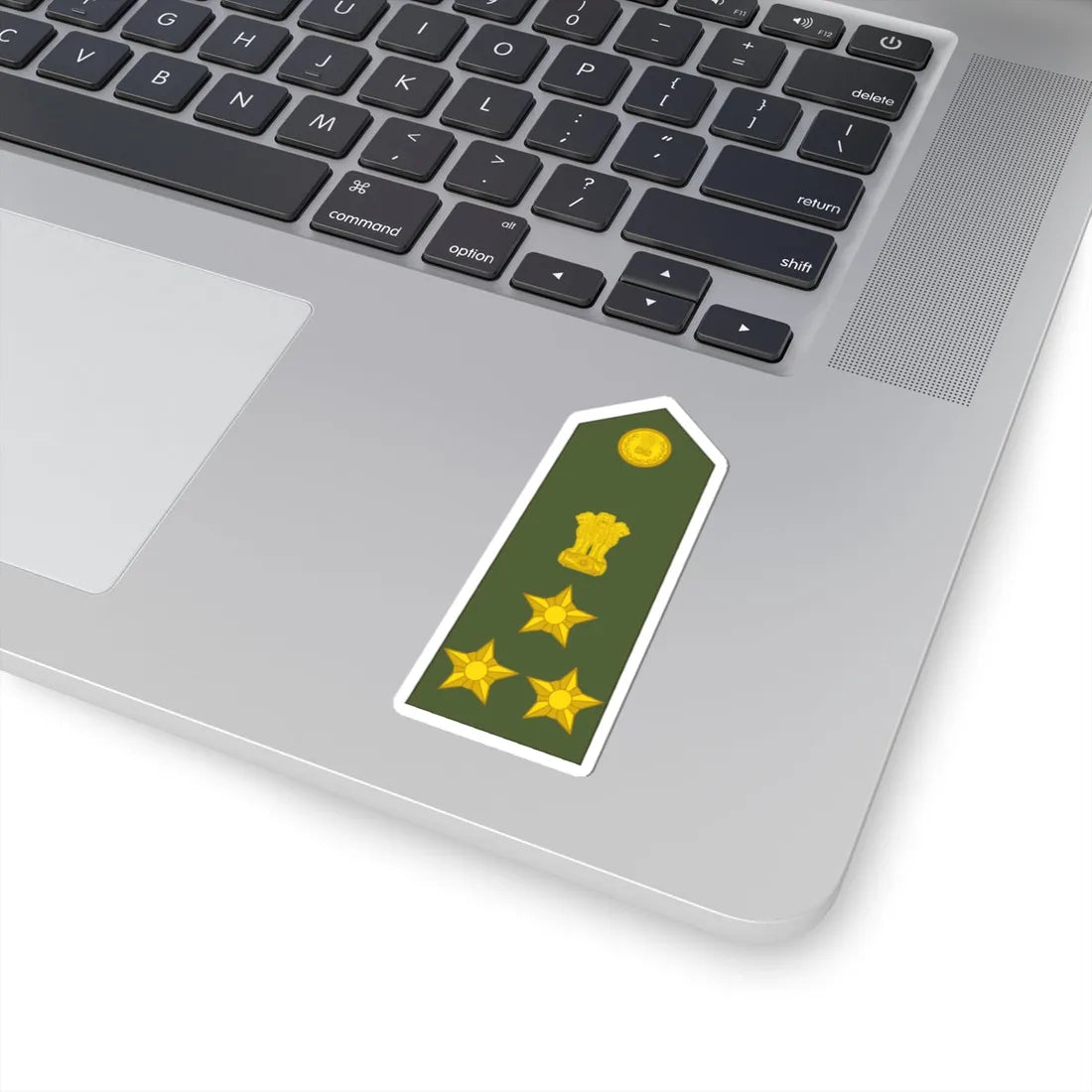 Brigadier of the Indian Army (India) (Military Rank) STICKER Vinyl Kiss-Cut Decal - The Sticker Space