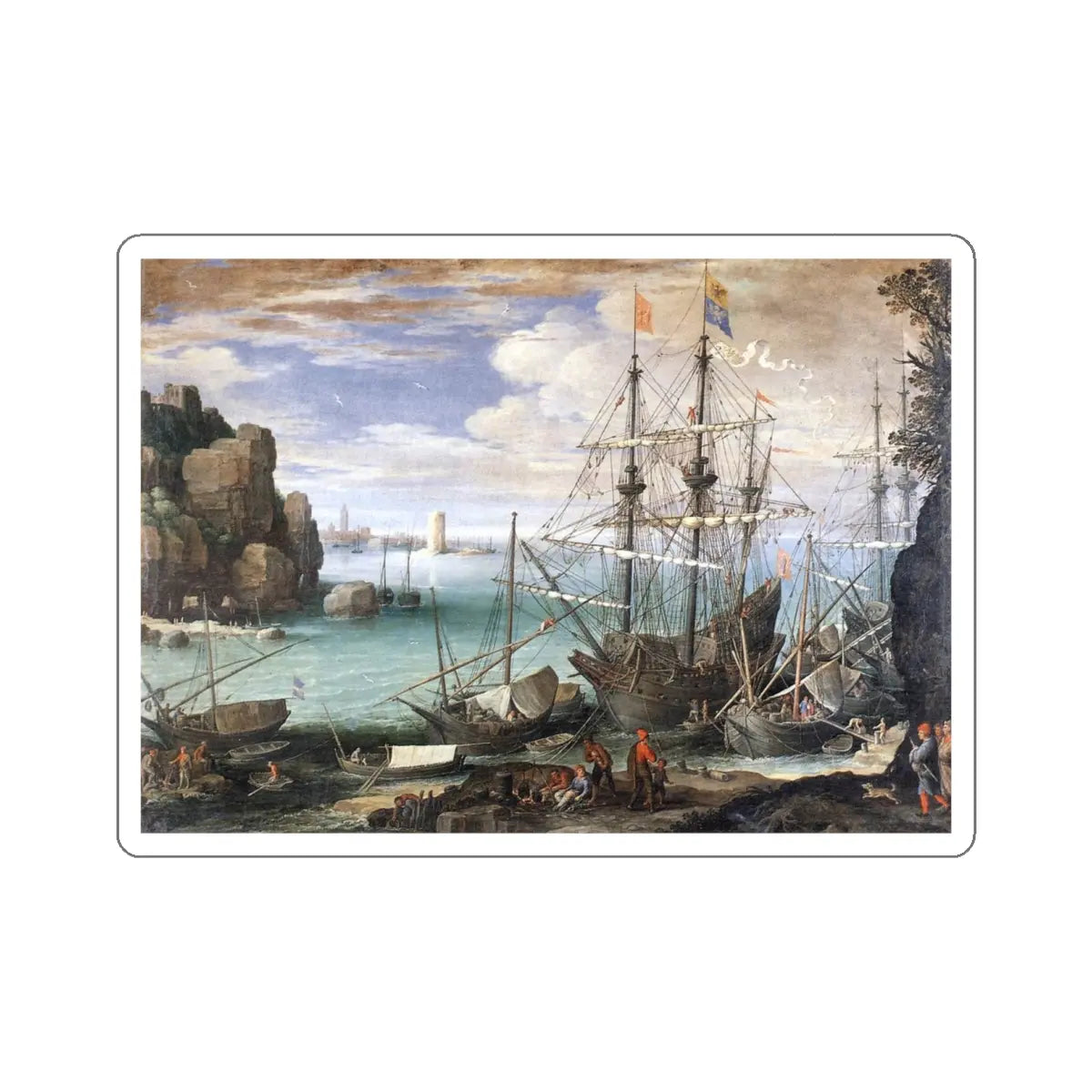 SKU:15969720442111170840 Sticker types:White Shape:Die-Cut Sizes:4" × 4"