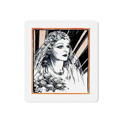 Brilliant Marriage, Redbook, July 1935 (Magazine Illustration) Refrigerator Magnet - The Sticker Space