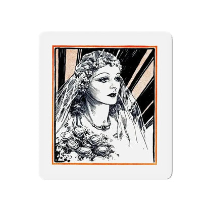 Brilliant Marriage, Redbook, July 1935 (Magazine Illustration) Refrigerator Magnet - The Sticker Space