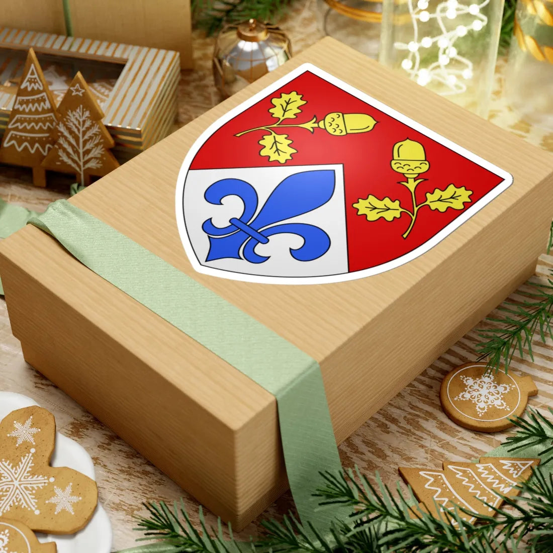 Brim-DeForest arms (Scotland) (Coat of Arms) STICKER Vinyl Kiss-Cut Decal - The Sticker Space