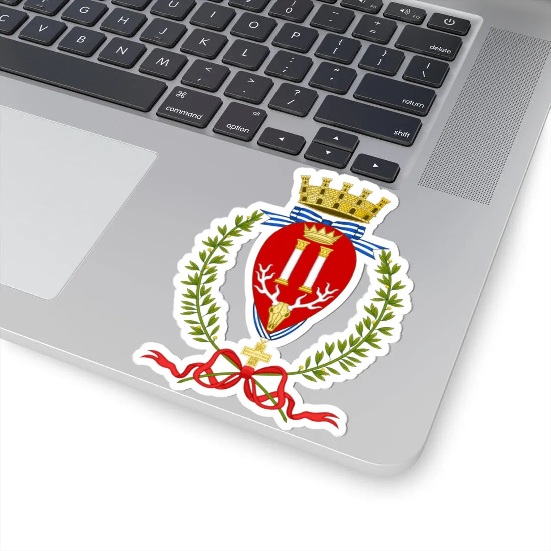 Brindisi-Stemma (Italy) (Coat of Arms) STICKER Vinyl Kiss-Cut Decal - The Sticker Space