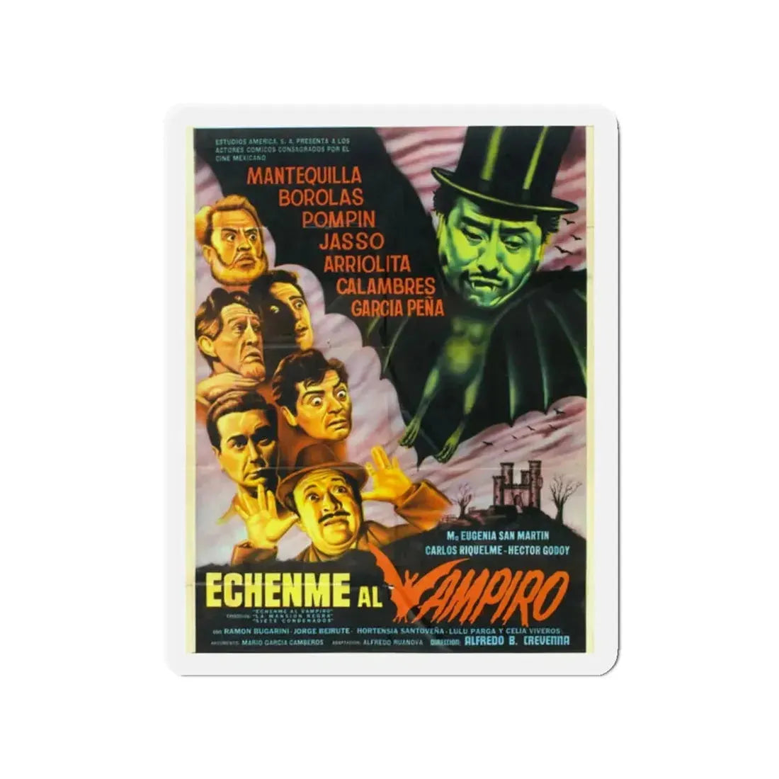 BRING ME THE VAMPIRE 1963 Movie Poster - Refrigerator Magnet 2 Inch - The Sticker Space