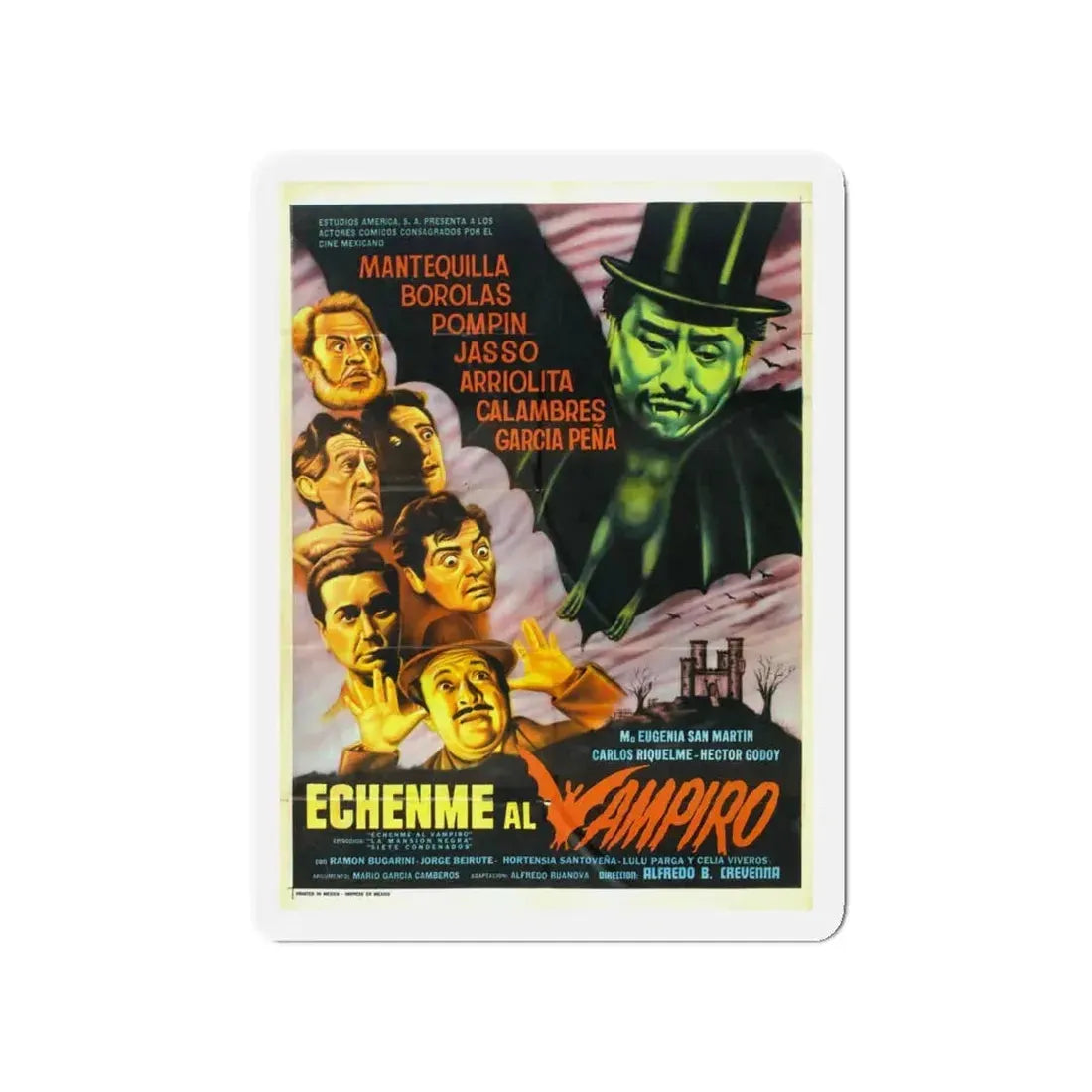 BRING ME THE VAMPIRE 1963 Movie Poster - Refrigerator Magnet 4 Inch - The Sticker Space