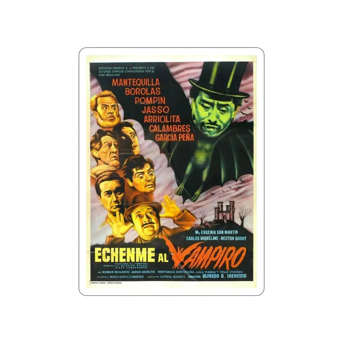 BRING ME THE VAMPIRE 1963 Movie Poster STICKER Vinyl Die-Cut Decal 4 Inch - The Sticker Space