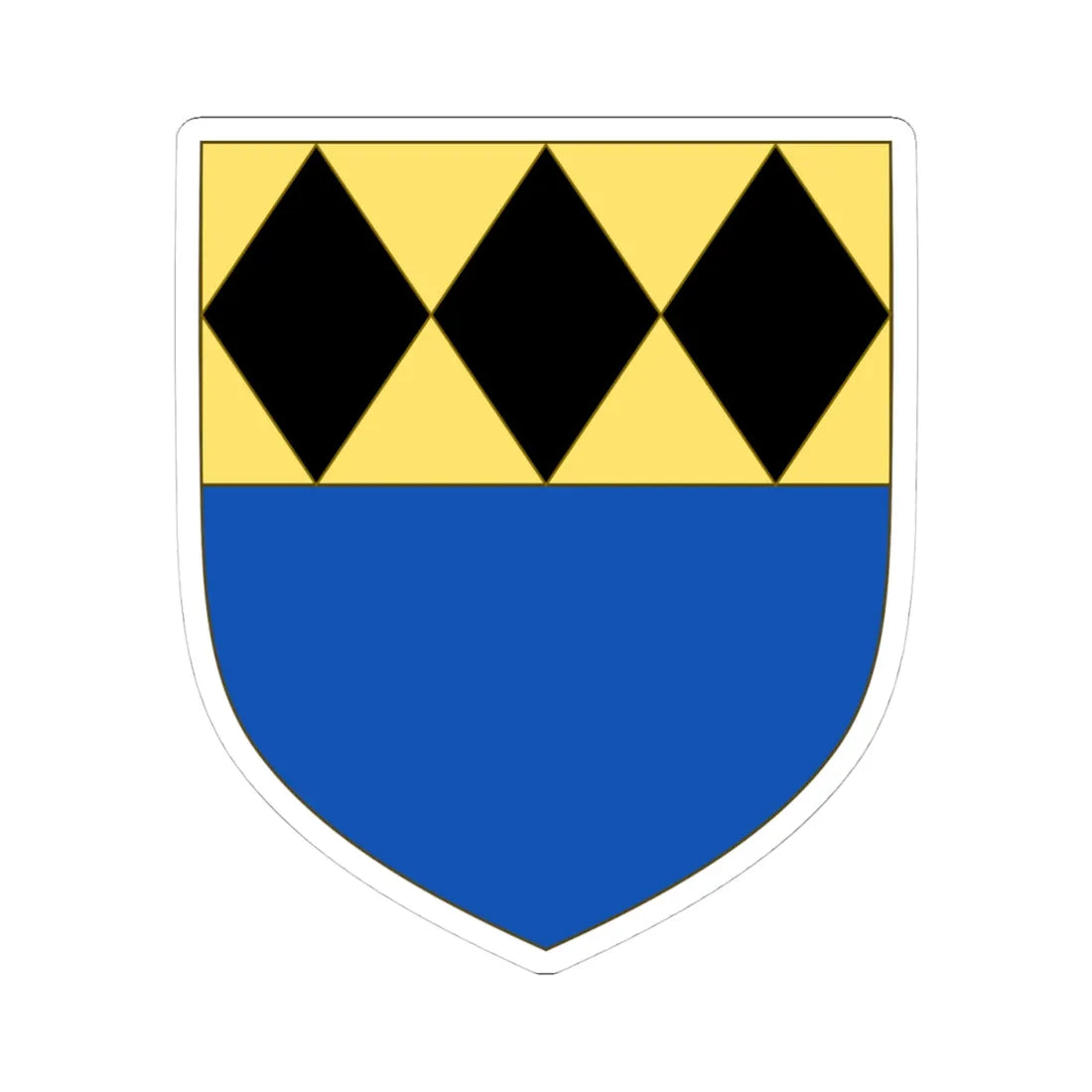 Brinkhorst CoA (Netherlands) (Coat of Arms) STICKER Vinyl Kiss-Cut Decal 4 Inch White - The Sticker Space