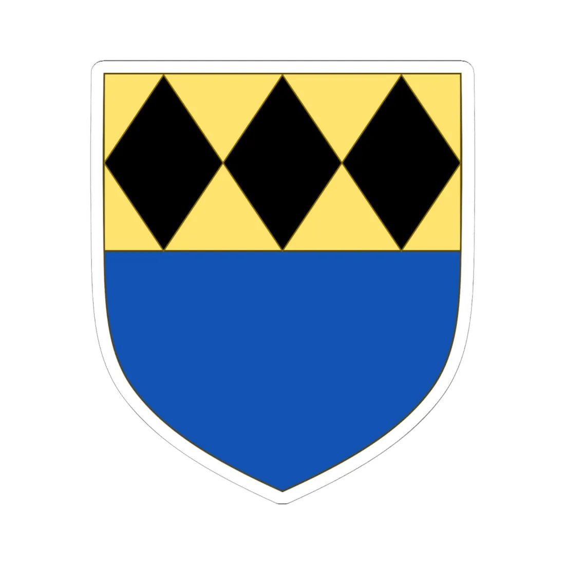 Brinkhorst CoA (Netherlands) (Coat of Arms) STICKER Vinyl Kiss-Cut Decal 6 Inch White - The Sticker Space