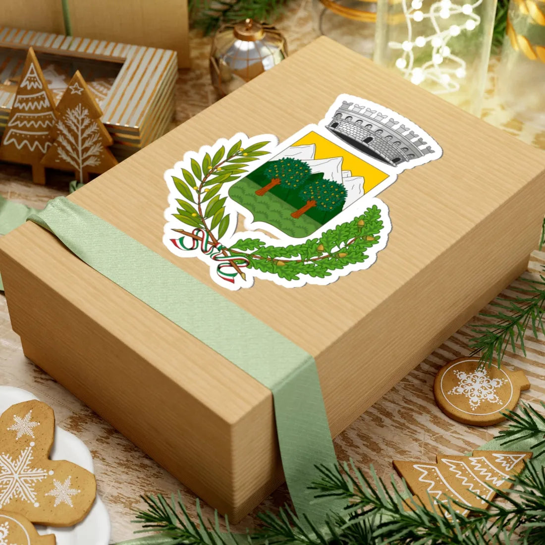 Brinzio-Stemma (Italy) (Coat of Arms) STICKER Vinyl Kiss-Cut Decal - The Sticker Space