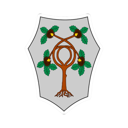 Brinzio Stemma primitivo (Italy) (Coat of Arms) STICKER Vinyl Kiss-Cut Decal 2 Inch White - The Sticker Space