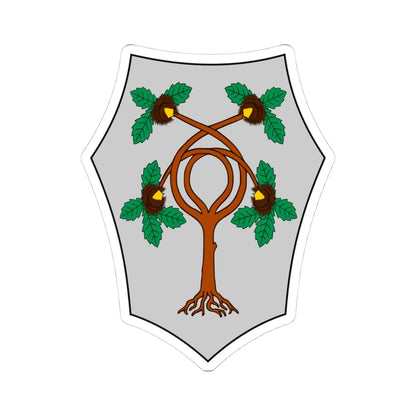 Brinzio Stemma primitivo (Italy) (Coat of Arms) STICKER Vinyl Kiss-Cut Decal 4 Inch White - The Sticker Space