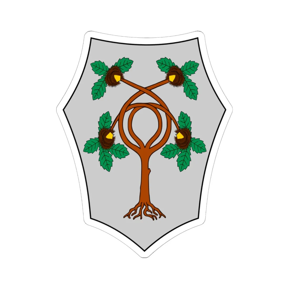 Brinzio Stemma primitivo (Italy) (Coat of Arms) STICKER Vinyl Kiss-Cut Decal - The Sticker Space