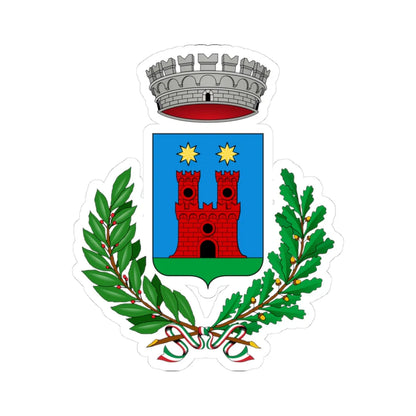 Briosco-Stemma (Italy) (Coat of Arms) STICKER Vinyl Kiss-Cut Decal 3 Inch White - The Sticker Space