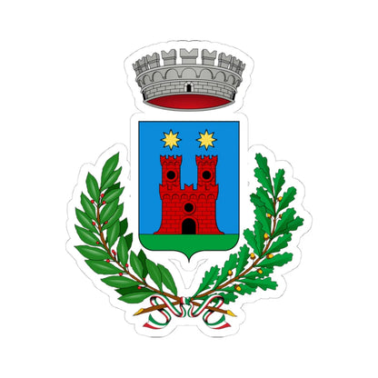 Briosco-Stemma (Italy) (Coat of Arms) STICKER Vinyl Kiss-Cut Decal 4 Inch White - The Sticker Space