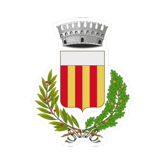 Brissogne-Stemma (Italy) (Coat of Arms) STICKER Vinyl Kiss-Cut Decal 2 Inch White - The Sticker Space