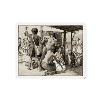 Britannia and Eve, c. 1942 (Magazine Illustration) Refrigerator Magnet - The Sticker Space